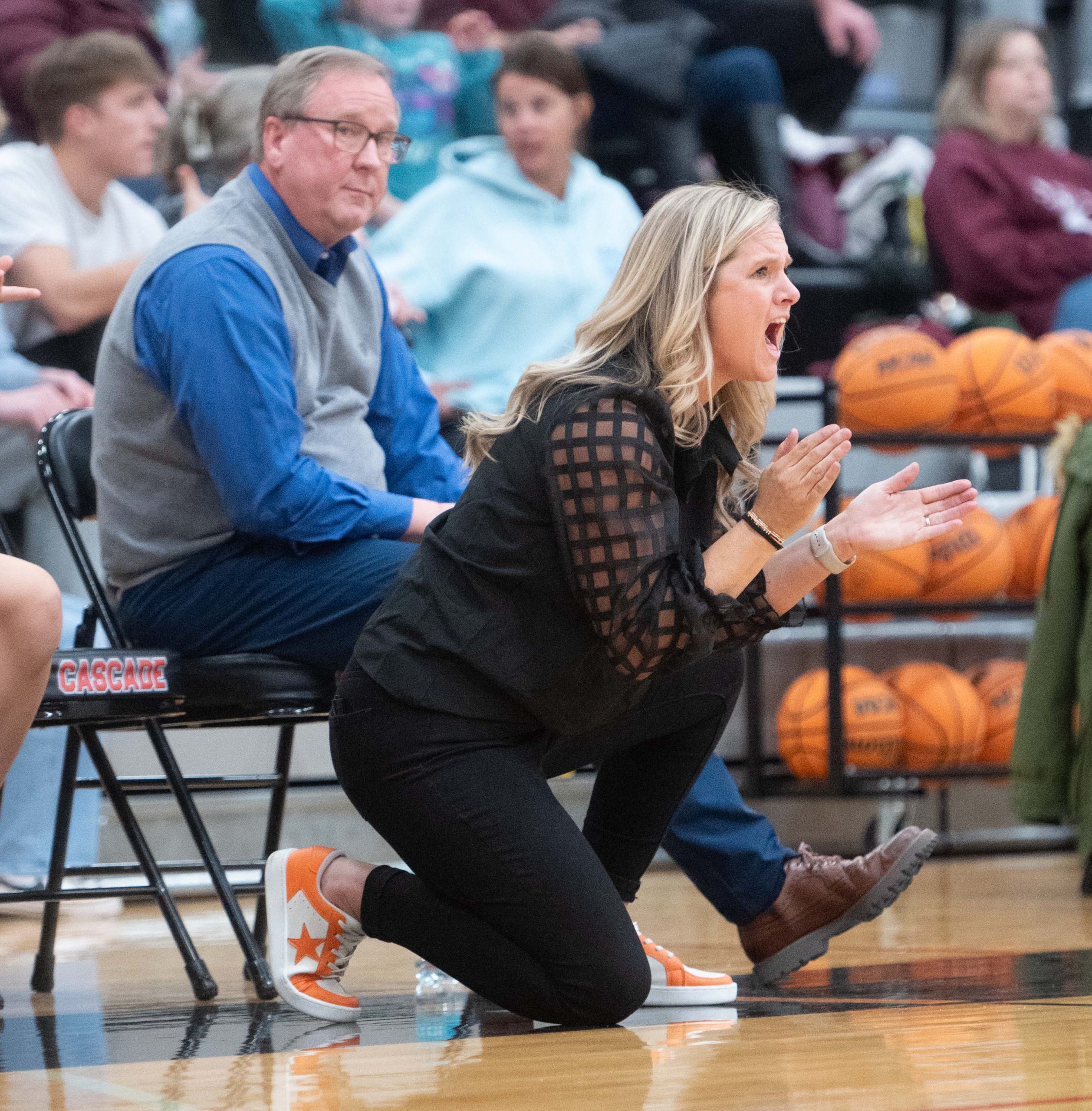 Scrappy Lady Champs come up short in district opener - Bedford County Post